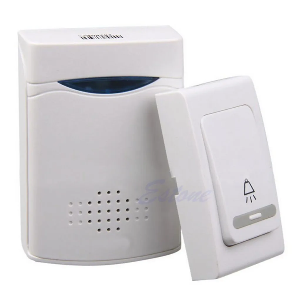 

New LED Wireless Chime Door Bell Receiver Doorbell +Remote Control 38 Tune Songs