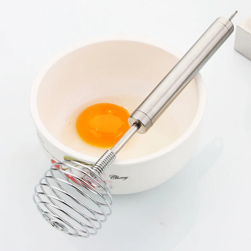 New Arrival Manual Stainless Steel Egg Beater Whisk Mixer Cream Whipper Hot Drink Foamer Kitchen Cooking Tools | Дом и сад