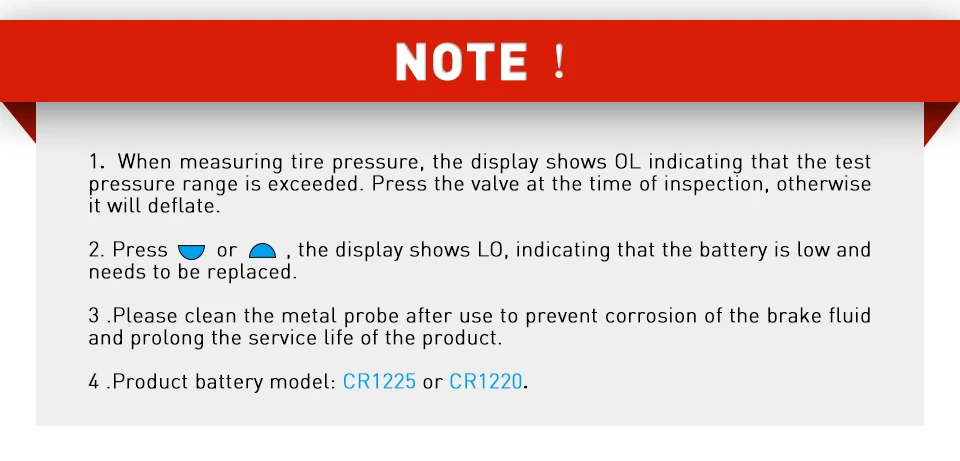 Brake fluid tester + Tire pressure Gauge (4)