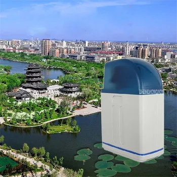 

Cabinet Softener ion exchange Home water softener remove scale anti scaling water purification 8L Time-type + drift resin