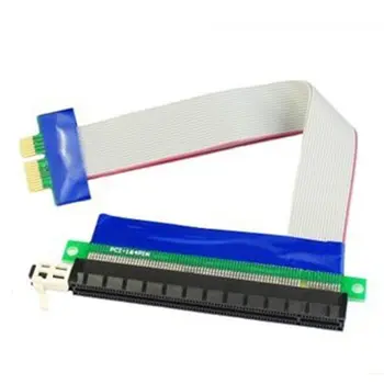 

PCI-E Slot Riser Card Extender Extension Ribbon Flex Cable PCI-Express Lead Card Extender Extension Ribbon for Bitcoin Miner