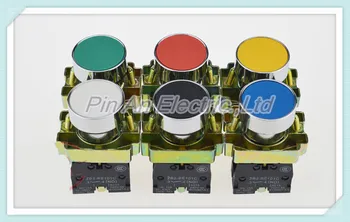 

5pcs/Lot XB2-BA11 white Self-reset Momentary Flush Pushbutton 1 N/O Flat Push Button Switch Replace Telemecanique