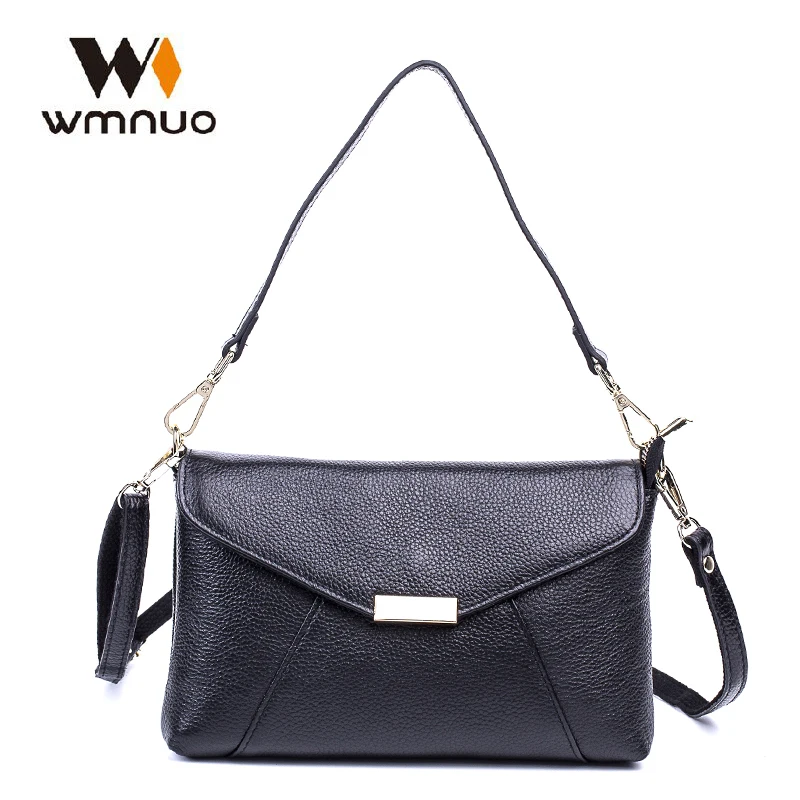 

Wmnuo Brand Women Bag Genuine Leather Handbag Women Shoulder Bag Soft Cowhide Fashion Crossbody Bag Ladies Evening Messenger Bag
