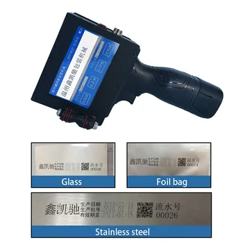 

Portable Handheld Inkjet Printer for Paper Towels Expiry date Batch code QR code Printing light weight Easy Carry Mini Printing