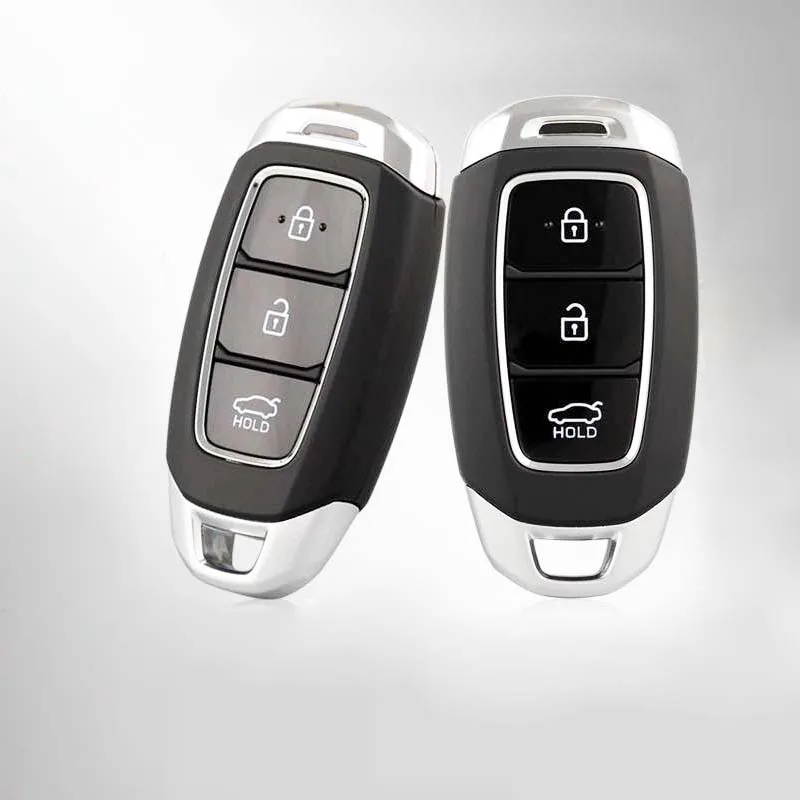 

For Hyundai IX35 Smart Remote Key shell case 3 button With Insert Key Blank Mechanical key blade 2017 year