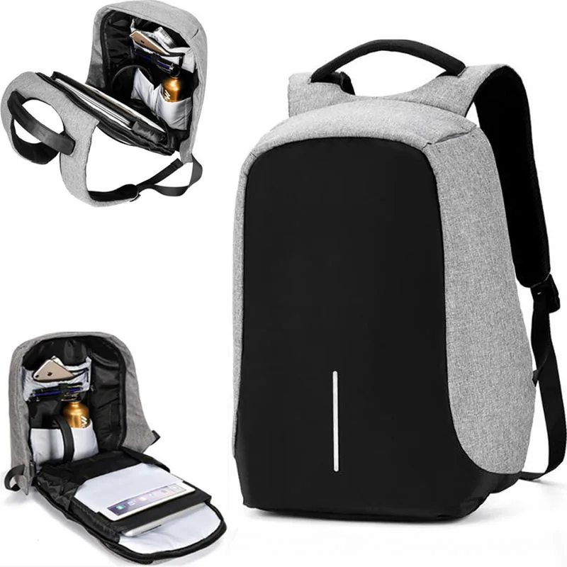 

New USB Charging Cable Men 16 inch Laptop Backpacks For Teenager Fashion Male Mochila Leisure travel backpack anti thief Bag