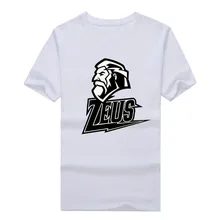 Zeus Ancient Lightning Greek God Short Sleeve o neck T-shirt Tee 100% Cotton T shirt 1108-14 free shipping
