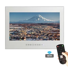 Free Shipping New Design 18.5 inch WiFi HDMI HD Smart Waterproof Android Mirror TV