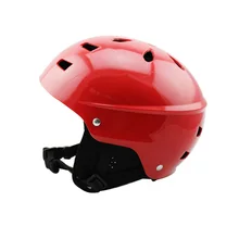 Lightweight portable safety helmet for water sports with 15 air vents