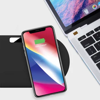 

Dual-Charge foriPhone 8 / 8 Plus / X Samsung Galaxy Nokia Lumia Google Nexus Fast Wireless Charger Qi Charging Stand 40AP8