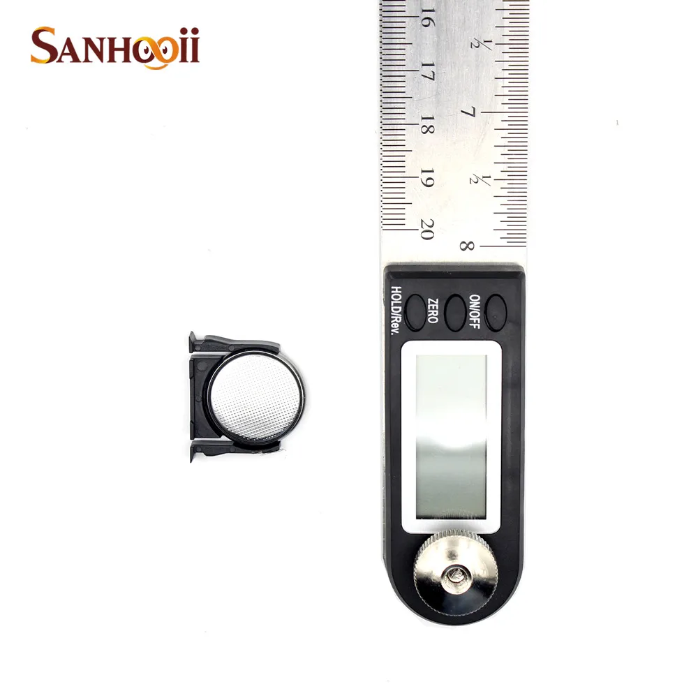 Sanhooii высокое качество Нержавеющая сталь 300 мм Цифровой Транспортиры точность угол Тесты измерительный инструмент