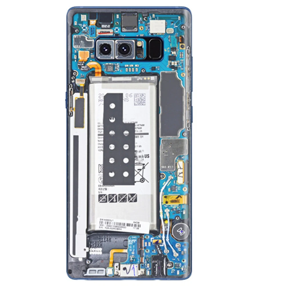 

Cool Simulation Repair Scratch Proof Decorative Fashion Protective Easy Apply Phone Back Sticker Self Adhesive For Samsung S8 S9