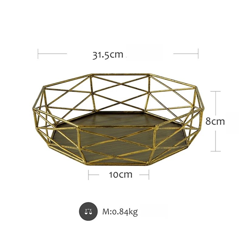 Günstige SWEETGO Geometrische form tablett vintage gold silber kuchen werkzeuge für dessert aushöhlen tisch dekorieren korb kuchen steht