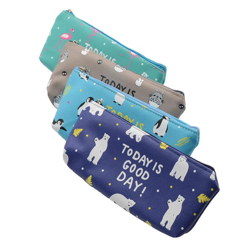 Пенал с героями мультфильмов школьные принадлежности scolaire trousse kawaii estuches de lapices