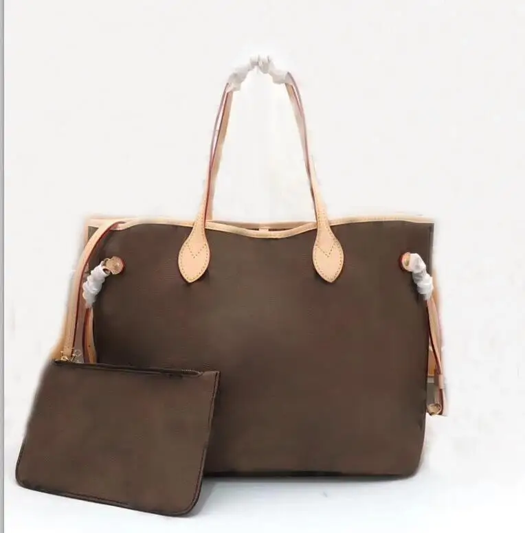 

2019 Sell it hot! !! new good quality fashion women purse neverful bags with small EChT size GM /MM FRET leather purse