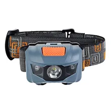 Best Selling Mini CREE-XM-L T6 4 Mode White LED Red LED Headlight Warning Light Black Gray Rechargeable LED Camping Light sky ray s6 4 mode 2200lm white light bicycle bike lamp w 3 x cree xm l t6 black 4 x 18650