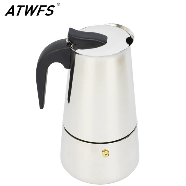 ATWFS Новые 2/4/6/9 Чашки Мока Caffe Машина Чашки Эспрессо Кофе Латте Percolator Плитой Мока Кофе