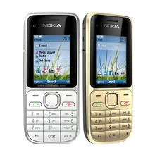 C2-01 Оригинальный разблокирована Nokia C2-01 1020 мАч 3.15MP 3 г Поддержка englihs/русский/Иврит/арабский клавиатура/ телефона Бесплатная доставка