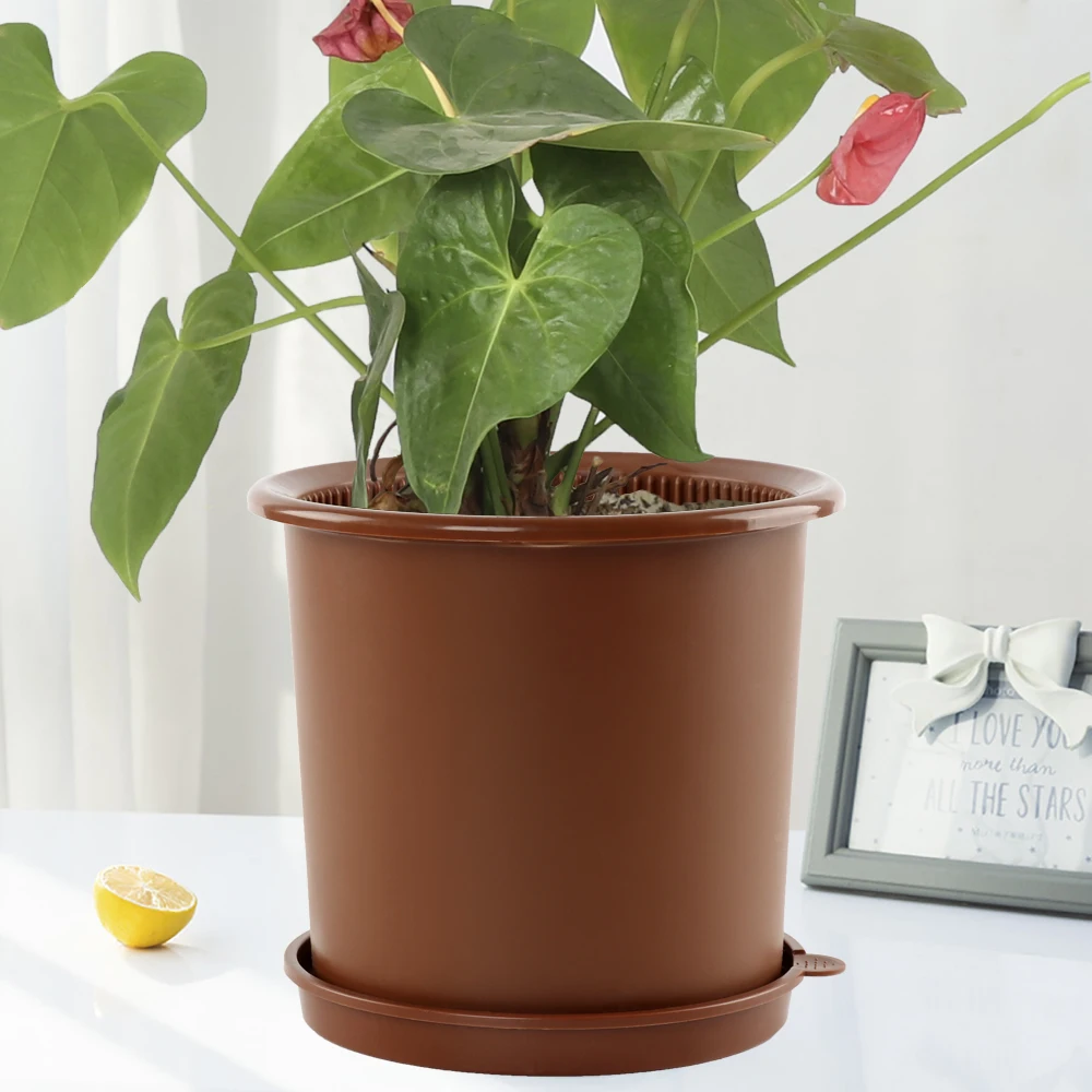 8" Premium Plastic Root Controlling Round Plant Pot