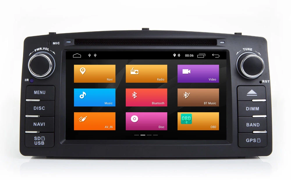 Android 9.0 Quad Core CAR DVD GPS Player For TOYOTA COROLLA E120 BYD F3 Radio Stereo Multimedia Navigation BT Wifi/4G Head Unit