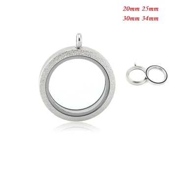 

99Pcs/lot Stainless Steel Waterproof Locket Silver Shine Floating Locket Pendant Floating Charm Memory Locket