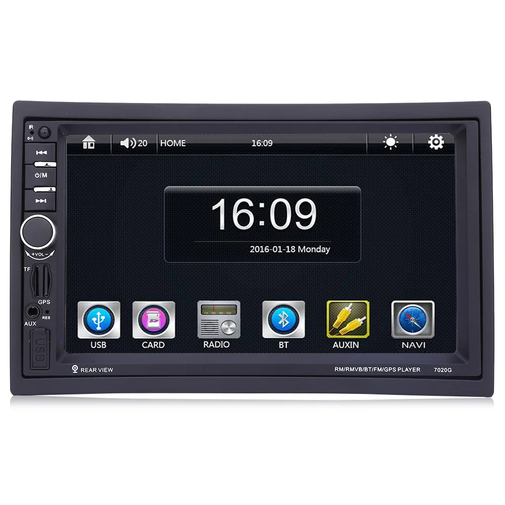 Clearance! Zeepin 7020G 7 inch Car Audio Radio Stereo FM MP5 Player 12V Auto Video Remote Control GPS Navigation Function