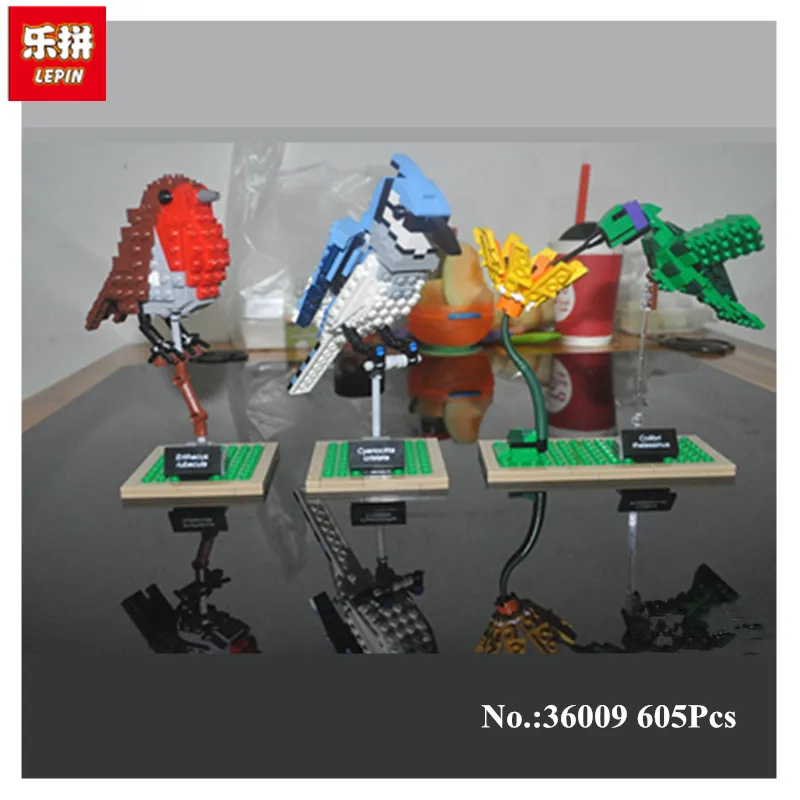 

IN STOCK Lepin 36009 605Pcs Genuine Creative Series The Birds Set Children Educational Building Blocks BricksToys Model Gifts