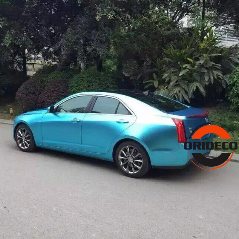 aluminum blue matte metallic vinyl wraps 10