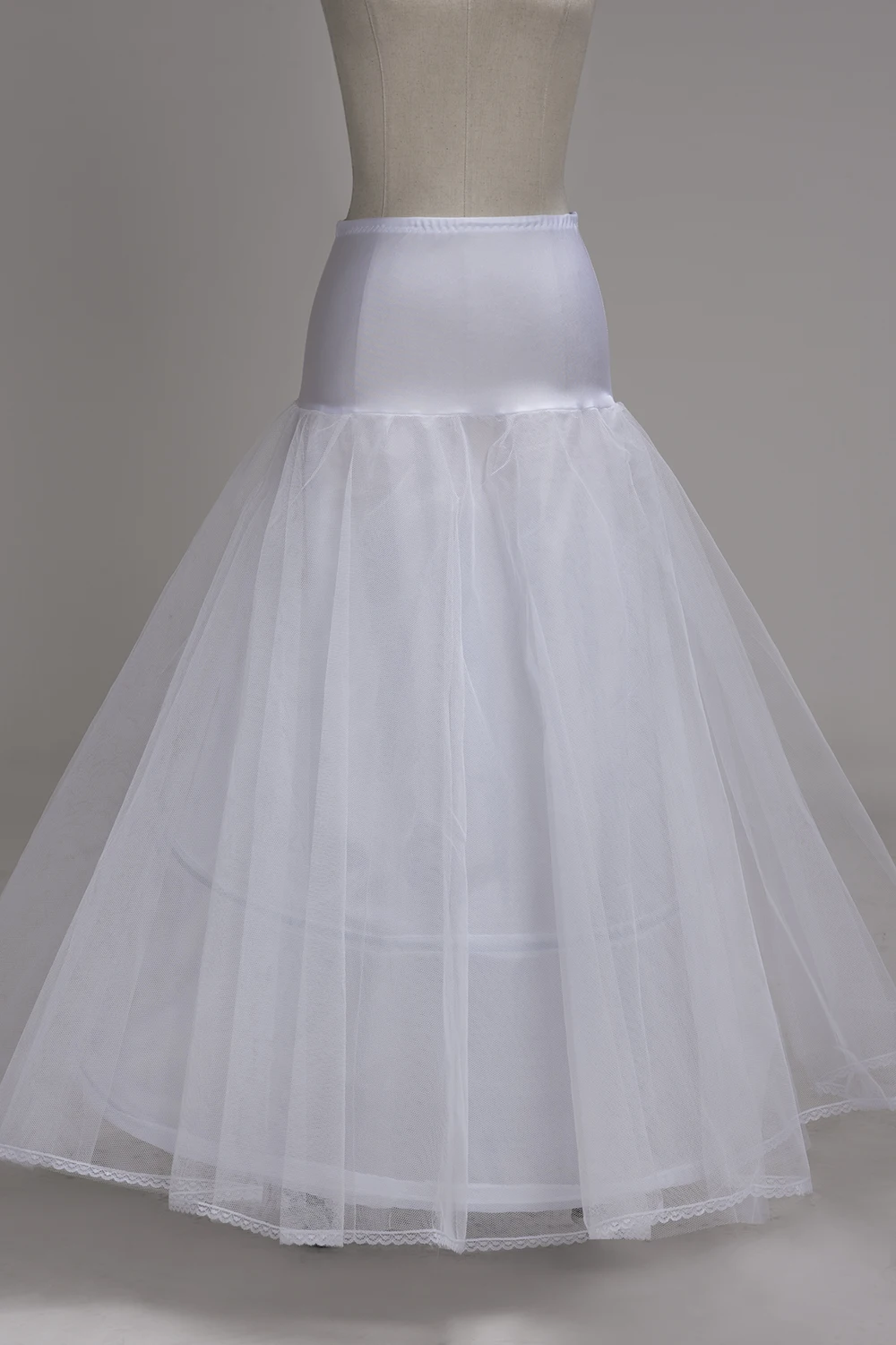 A-Line 2 обручи юбки для торжественное платье свадебные аксессуары кринолин дешевые белый длинный Нижняя Размеры