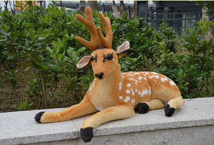 large deer stuffed animal