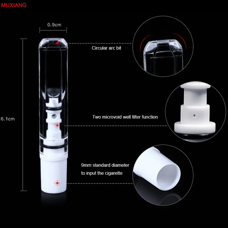 1 MUXIANG cycling use filter cigarette holder men cigarette filteration 