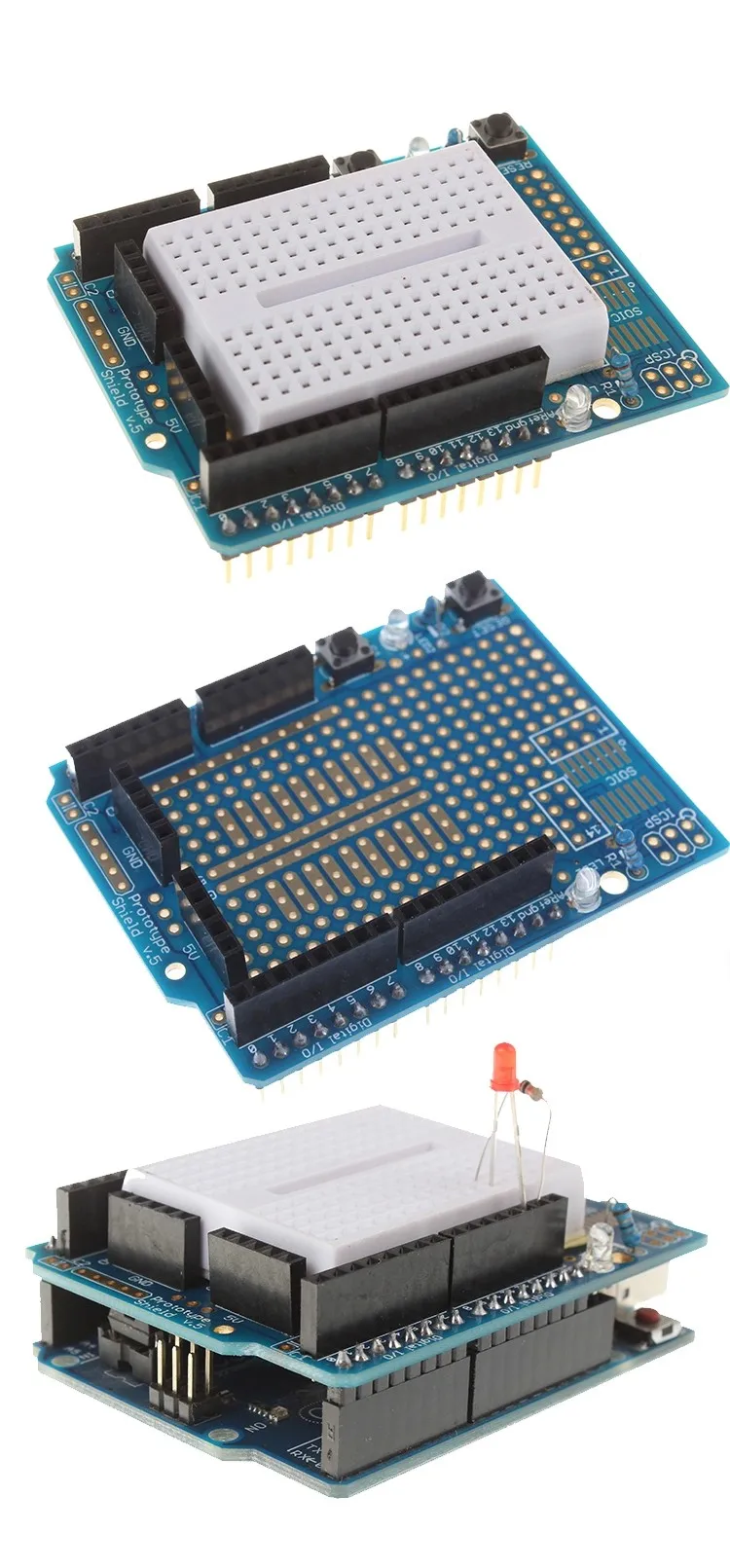 Proto Shield прототип плата расширения с SYB-170 мини макет на основе ARDUINO UNO Прото Щит Модуль# nbp016