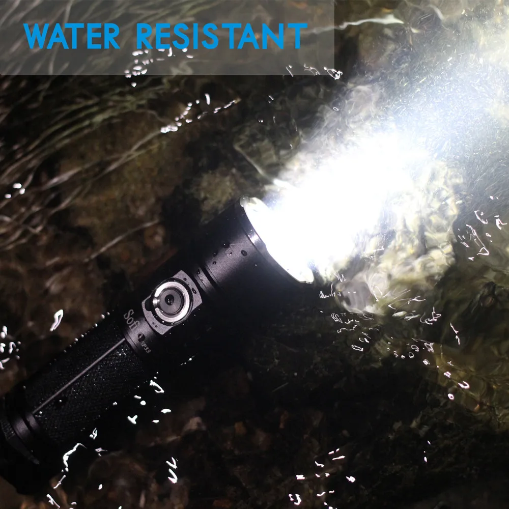 Sofirn SP33 мощсветодиодный ная вспышка 26650 Cree XHP50 3000lm тактический фонарь 18650