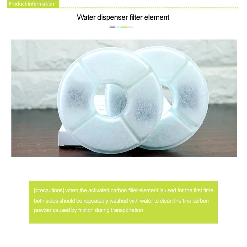 

2/4/6/8pc Cat Water Fountain Filter Activated Carbon Filters Charcoal Filter Automatic Fountain For Kittens Water Drinking Clean