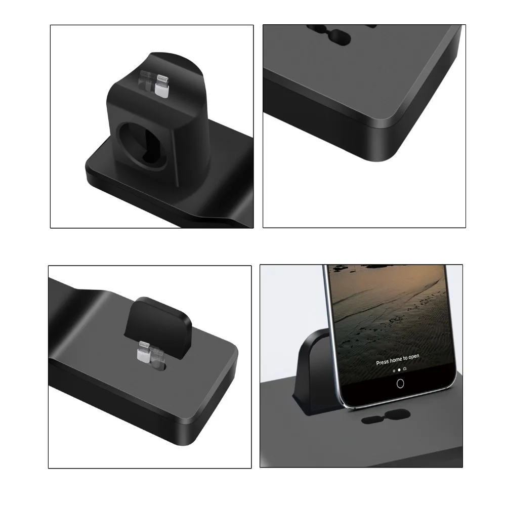 3 в 1 силиконовый держатель для Apple Watch Dock iPhone X XS XR MAX 6 6S 7 8 Plus Airpods док зарядное