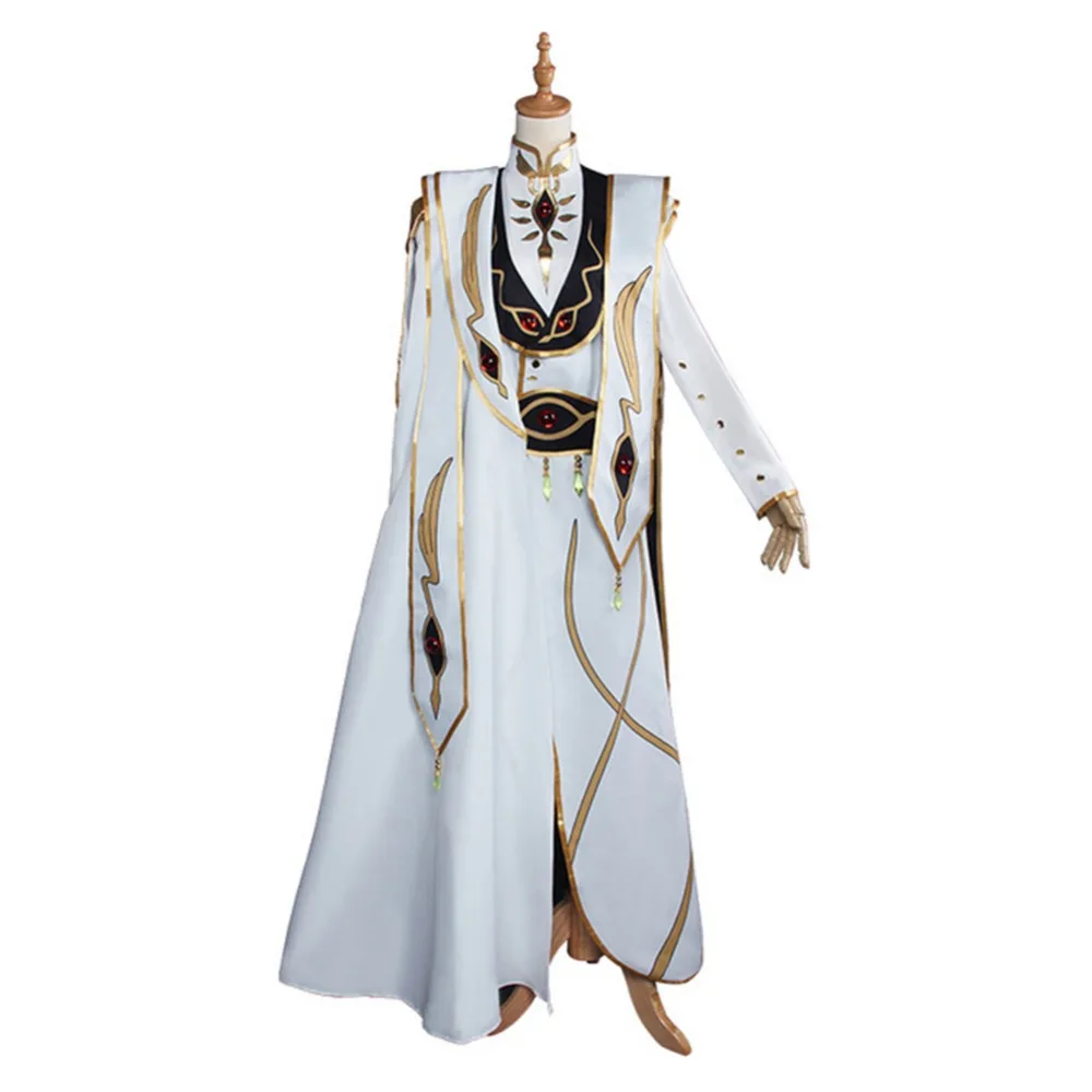 

Code Geass Cosplay Lelouch Lamperou Emperor Ver. Cosplay Costume Lelouch of the Rebellion Emperor Uniform Cloak