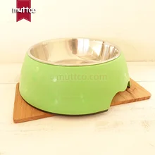36 шт./лот Размер L удобно высокого качества Съемная противоскользящие нержавеющая сталь матовая поверхность след Зеленые Собаки Миску db-011