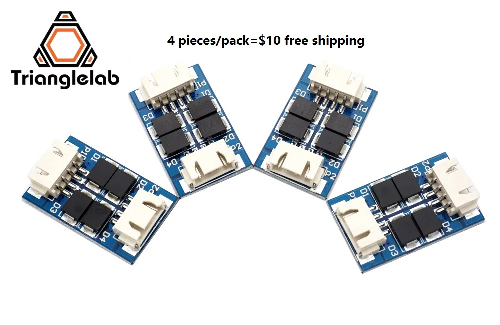 Trianglelab 4 pieces pack TL Smoother new kit addon module for 3D pinter motor drivers free