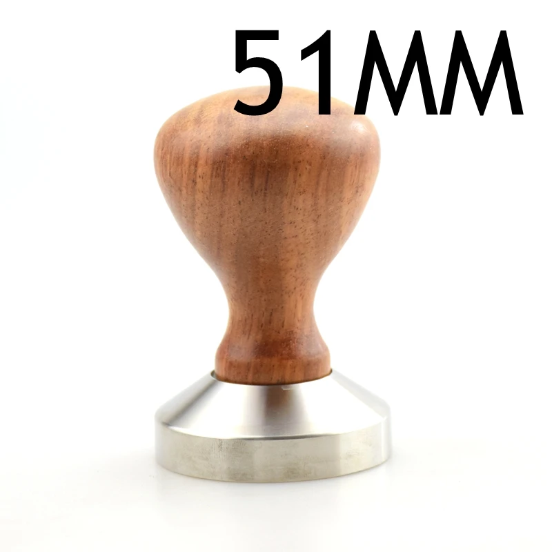 Эко кофеварка с ручкой из нержавеющей стали 304 Темпер для кофе 49 51 53 54 55 57 58 мм