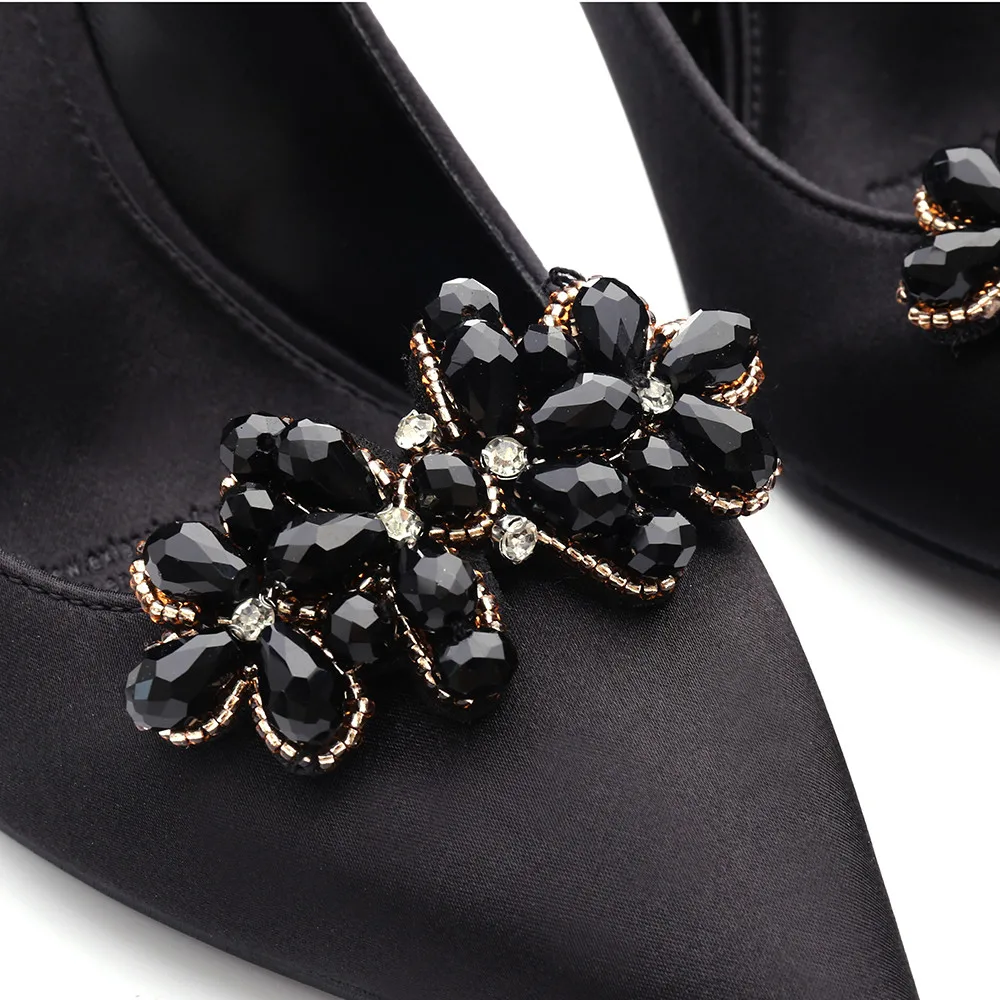 Ingemark Fashion Rhinestone Shoes Buckle 1 Pair Statement Elegant