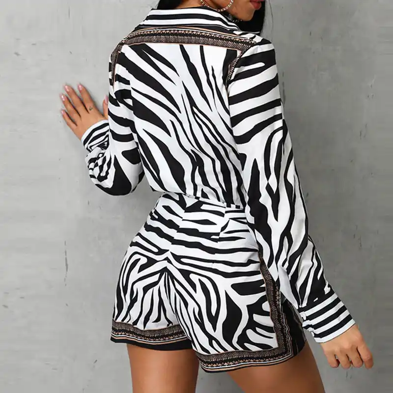 Zebra print two piece set Clearance