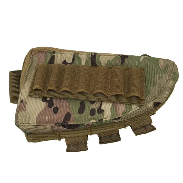 Военный Airsoft сумочка-магазин для приклада ружья мешок нейлона подщечная Надставка Регулируемая Тактические винтовка, подсумок для