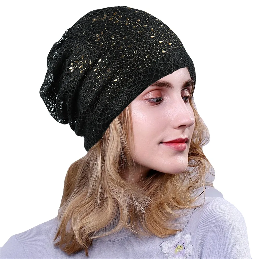 Шапка Зимняя женская шапка со стразами Индия шляпа для женщин Головные уборы Skullies Beanies turban черный, красный в стиле «хип-хоп» Кепки Czapki зимове#15
