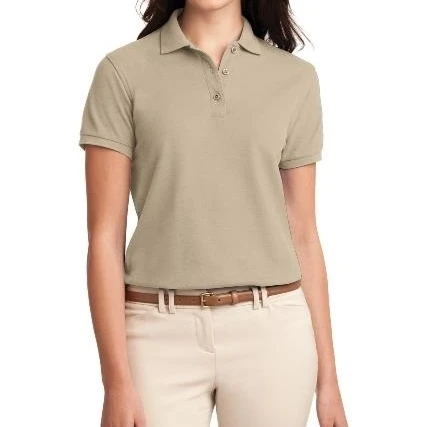 Port Authority L500 Ladies Silk Touch Polo T-Shirt Stone - 5XL (1)