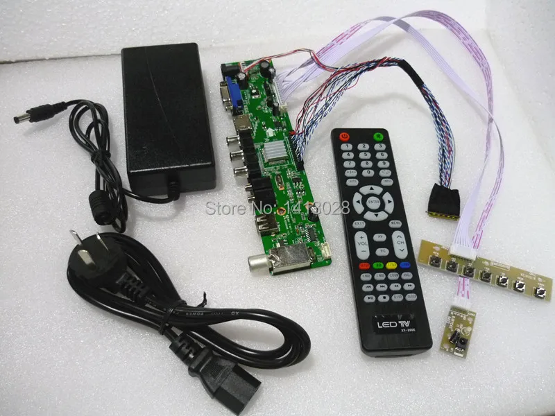 ТВ + HDMI VGA AV USB Внешняя магнитола для LG 15 6 &quotНабор платы ЖК контроллер 1920*1080|kit for