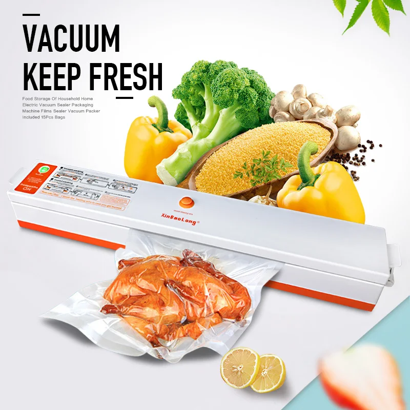 Household Food Vacuum Sealer Packaging Machine for Home Film Sealer