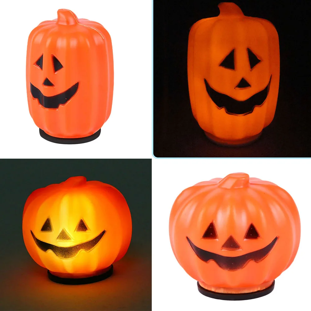 

Halloween Carnival Party Jack-O-Lantern Mini LED Pumpkin Night Light Decoration Props