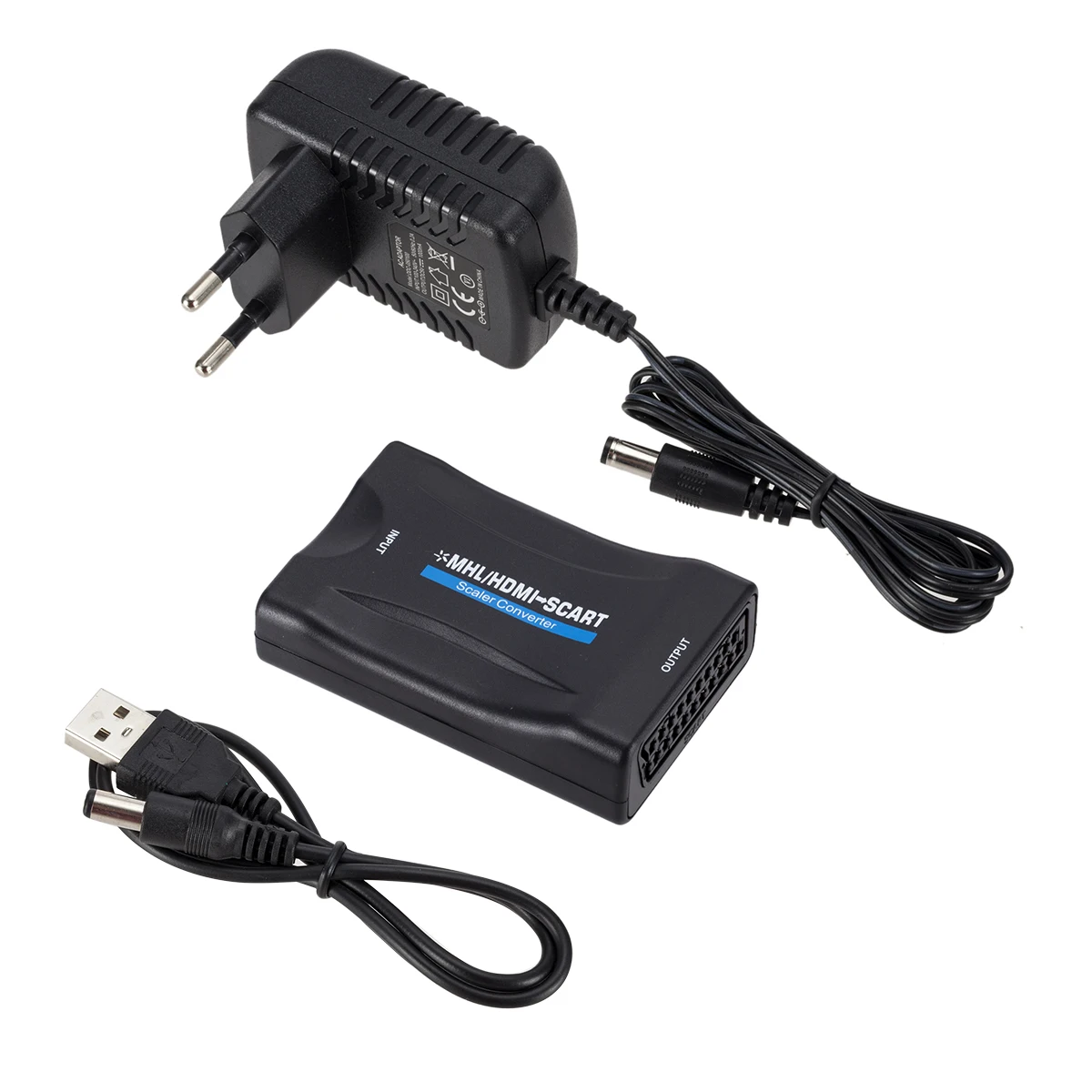 Переходник HDMI-scart 1080 P Аудио Видео высококлассные конвертер адаптер для HD ТВ DVD Sky Box STB Plug and Play с DC кабель