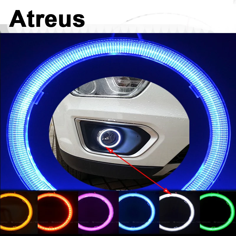 Atreus 2 шт. для BMW e46 e39 e36 x5 x6 Audi a4 b6 a3 a6 c5 q5 tt a8 Renault duster Lada granta автомобиля светодиодный