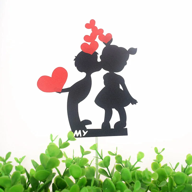 

Cake Toppers Flags Baby Kiss Hearts Year Glitter Paper Cupcake Topper Birthday Wedding Party Baby Shower Baking DIY Xmas New